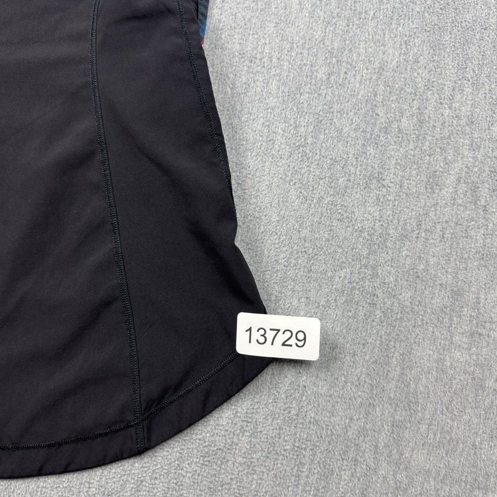 Lululemon Top Womens 6 Pink Black Secret Garden Lightened Up Short Sleeve Gym - Picture 8 of 8